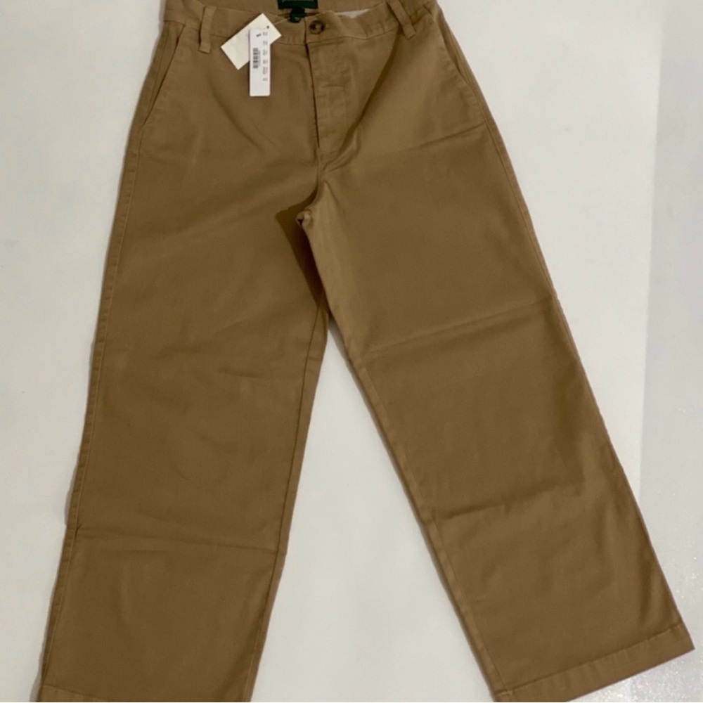 J. Crew Factory Always Vintage Khaki Pants 8 Petite